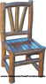 Teak Log Outdoor Chair