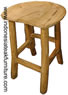 Teak Wood Stool Java Indonesia Bali