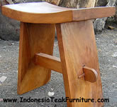 Teak Wood Stool Java Indonesia Bali