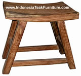 Teak Wood Stool Java Indonesia Bali