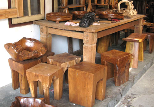 JAVA TEAK STOOL FURNITURE