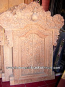 Carved Wood Bali Window