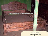 Antique Wooden Bed From Indonesia