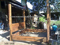Antique Teak Wood Four Poster Bed Java Bali Indonesia